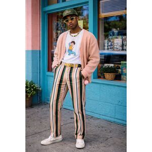 GOLF Wang Tyler The Creator Pink Stripe Pants Trousers  Mens Size 28